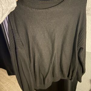 Source Unknown Black Women's Cowl Sweater